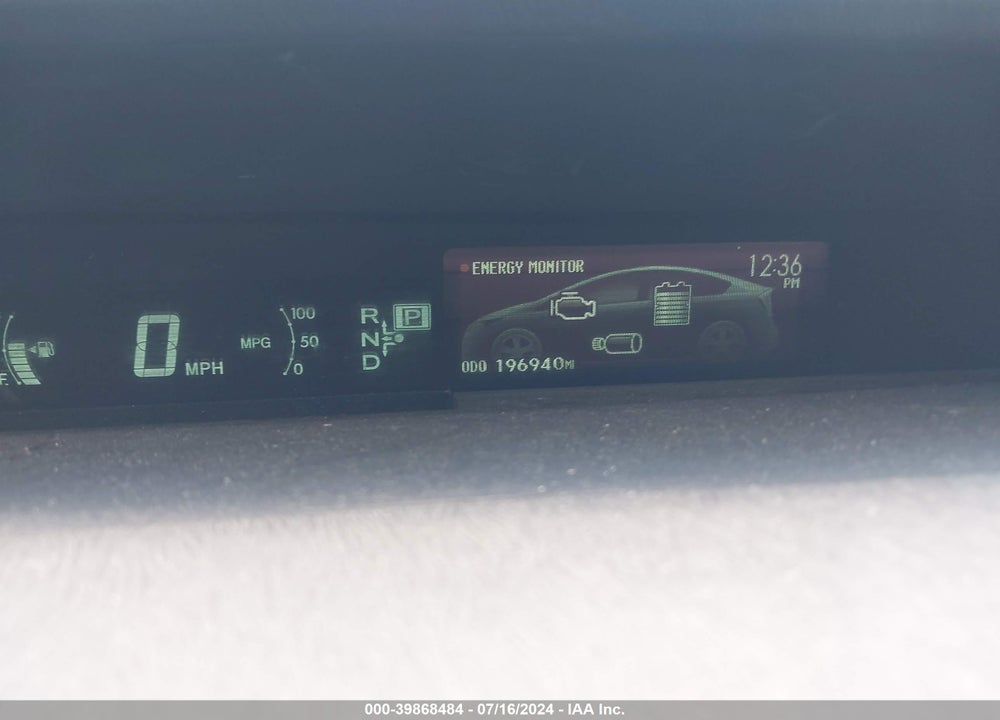 2013 TOYOTA PRIUS TWO VIN: JTDKN3DU7D5562219