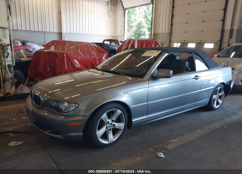 2004 BMW 325CI VIN: WBABW334X4PL27149