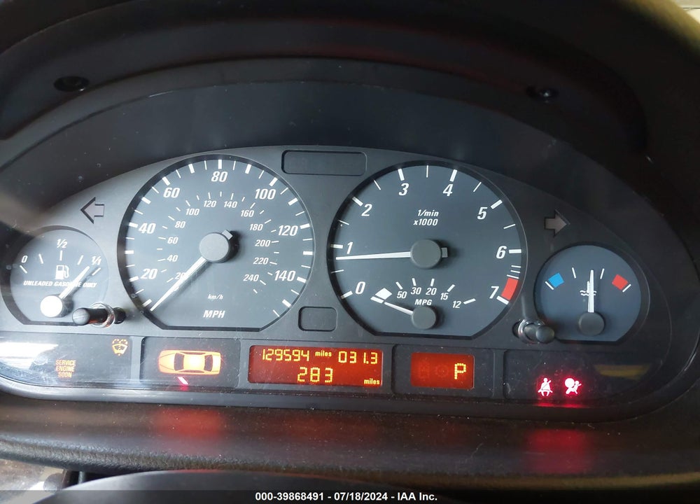 2004 BMW 325CI VIN: WBABW334X4PL27149