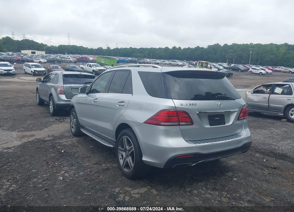 2016 MERCEDES-BENZ GLE 350 VIN: 4JGDA5JB6GA709026