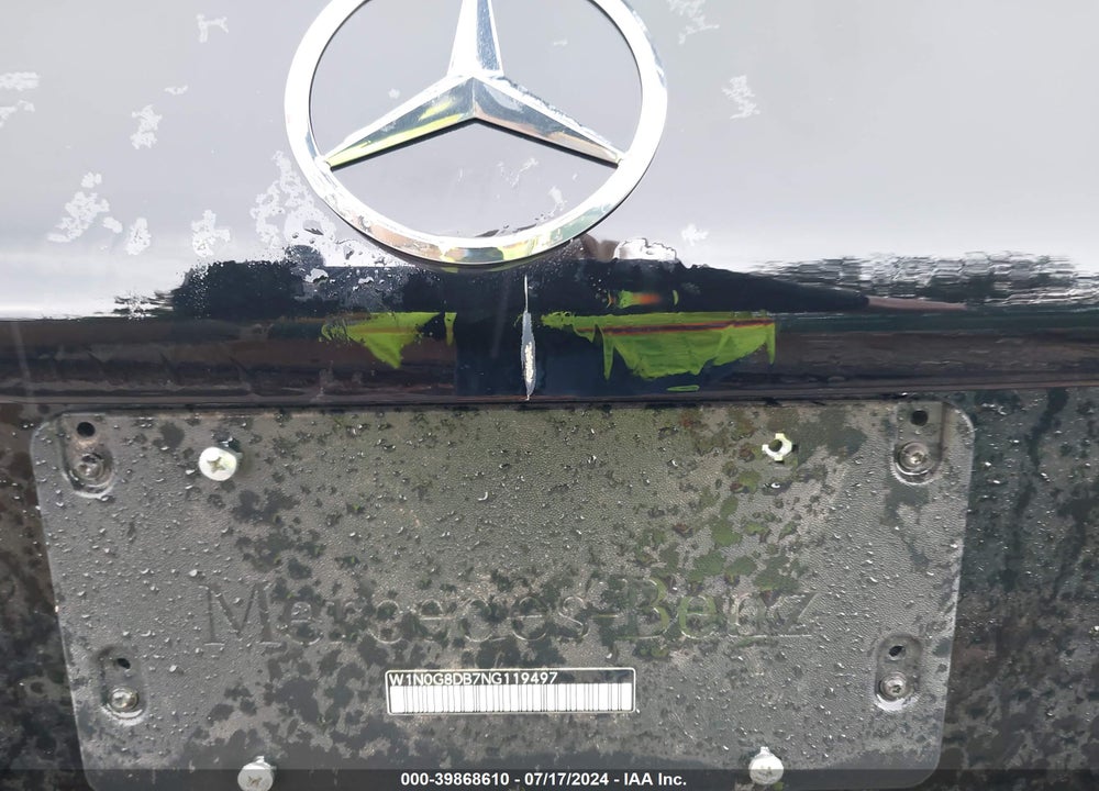 2022 MERCEDES-BENZ GLC 300 SUV VIN: W1N0G8DB7NG119497