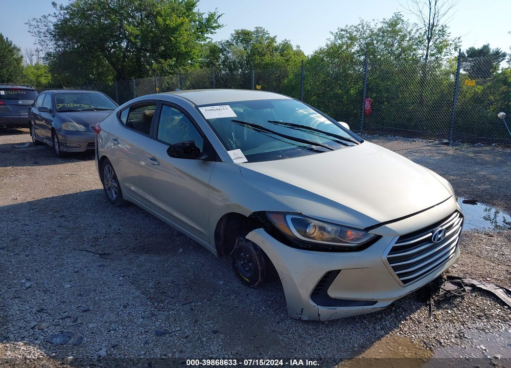 2017 HYUNDAI ELANTRA SE VIN: 5NPD84LF2HH058997