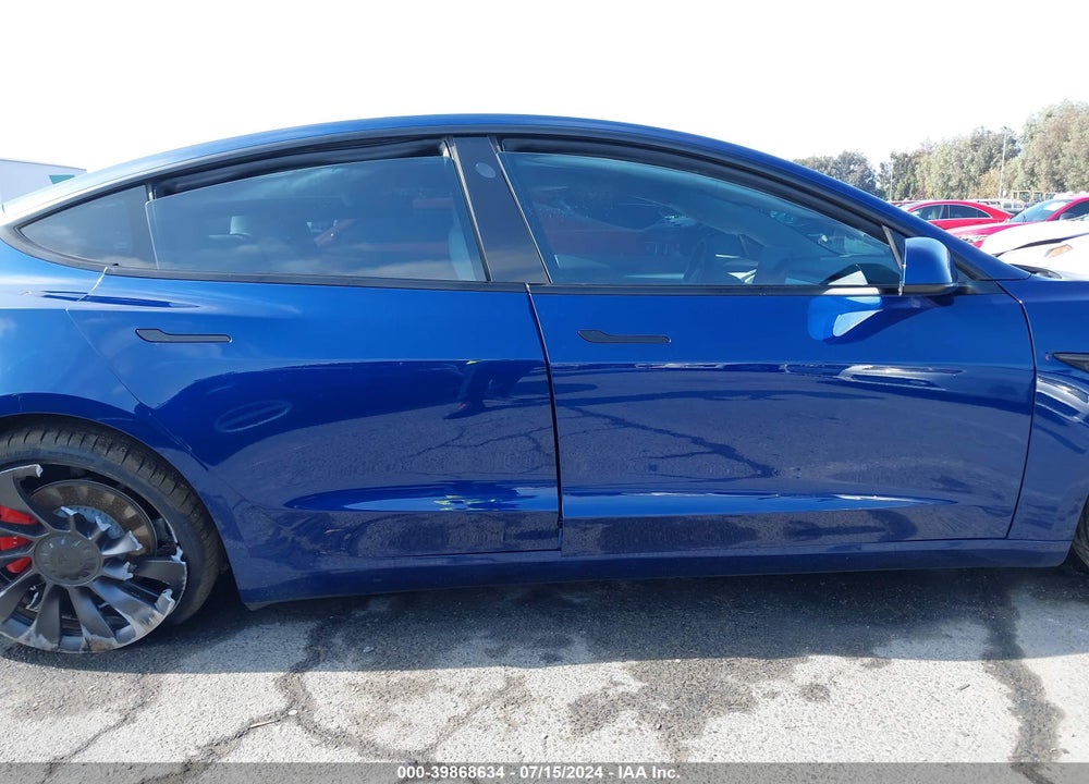 2021 TESLA MODEL 3 PERFORMANCE DUAL MOTOR ALL-WHEEL DRIVE VIN: 5YJ3E1EC2MF020300