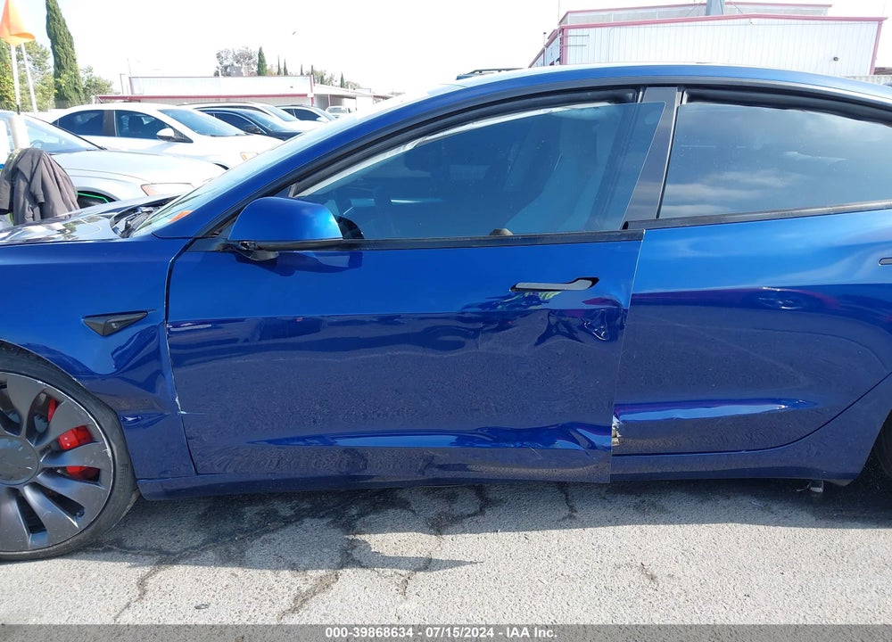 2021 TESLA MODEL 3 PERFORMANCE DUAL MOTOR ALL-WHEEL DRIVE VIN: 5YJ3E1EC2MF020300