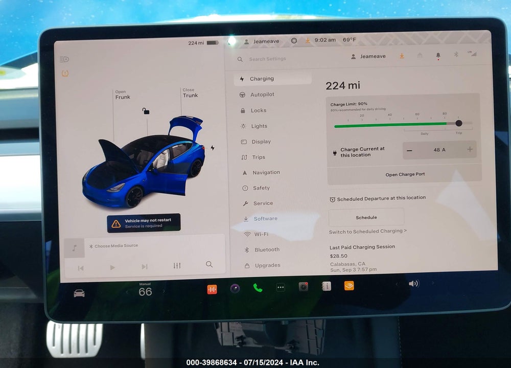 2021 TESLA MODEL 3 PERFORMANCE DUAL MOTOR ALL-WHEEL DRIVE VIN: 5YJ3E1EC2MF020300