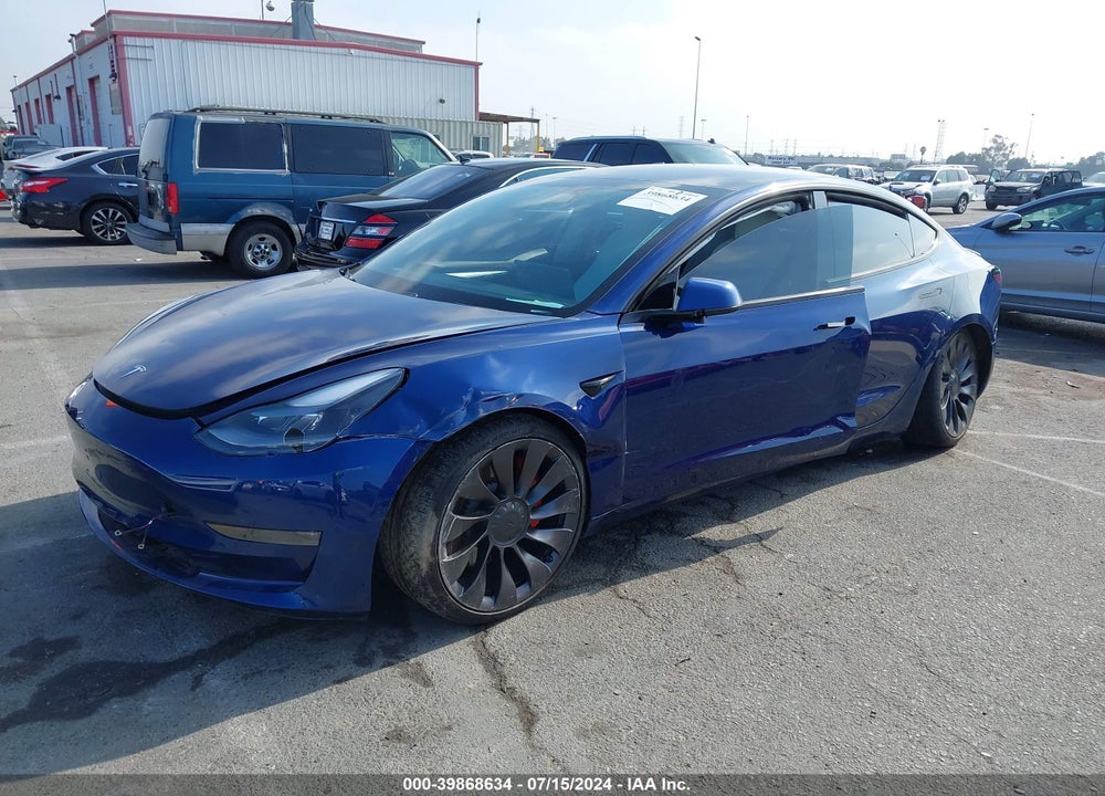 2021 TESLA MODEL 3 PERFORMANCE DUAL MOTOR ALL-WHEEL DRIVE VIN: 5YJ3E1EC2MF020300