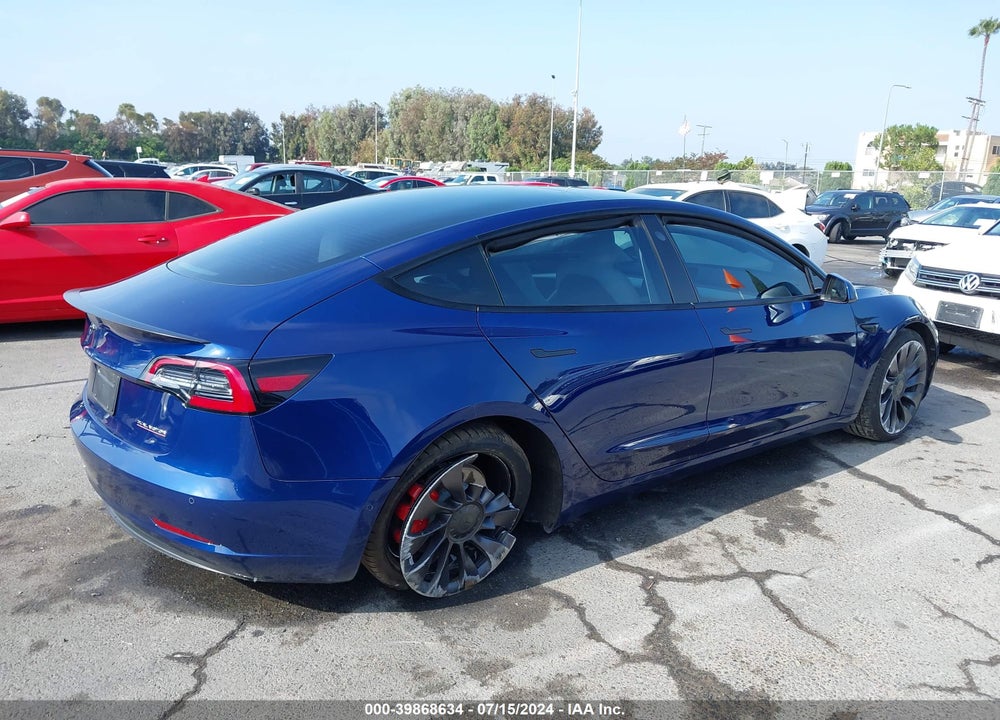 2021 TESLA MODEL 3 PERFORMANCE DUAL MOTOR ALL-WHEEL DRIVE VIN: 5YJ3E1EC2MF020300