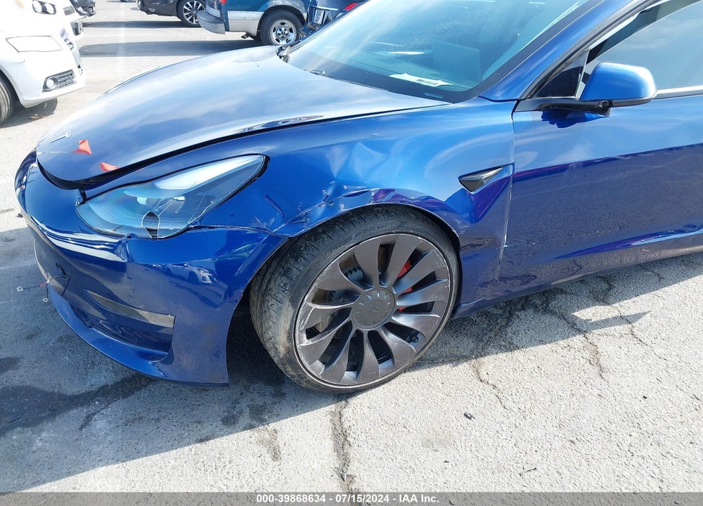 2021 TESLA MODEL 3 PERFORMANCE DUAL MOTOR ALL-WHEEL DRIVE VIN: 5YJ3E1EC2MF020300