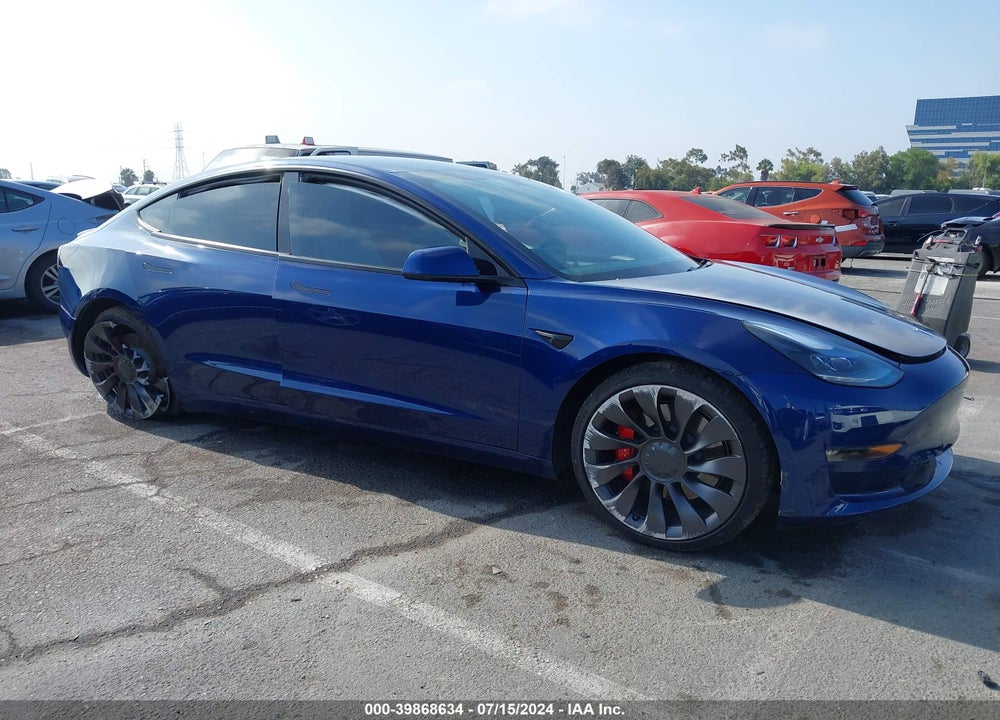 2021 TESLA MODEL 3 PERFORMANCE DUAL MOTOR ALL-WHEEL DRIVE VIN: 5YJ3E1EC2MF020300