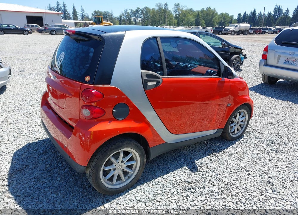 2008 SMART FORTWO PASSION/PURE VIN: WMEEJ31X68K117633