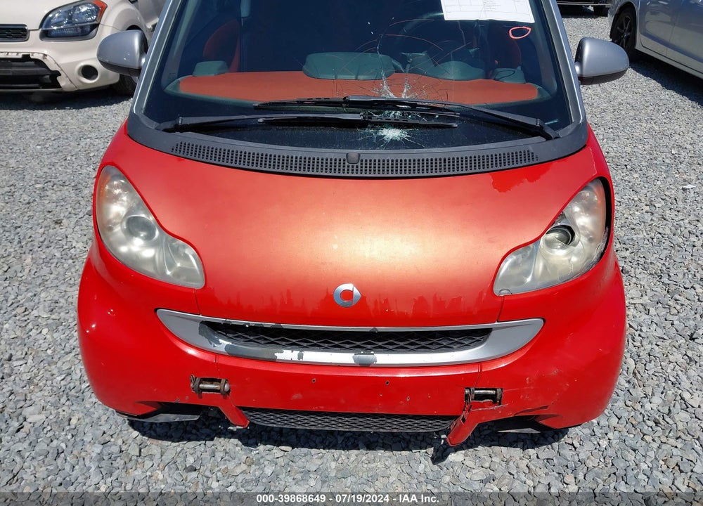 2008 SMART FORTWO PASSION/PURE VIN: WMEEJ31X68K117633