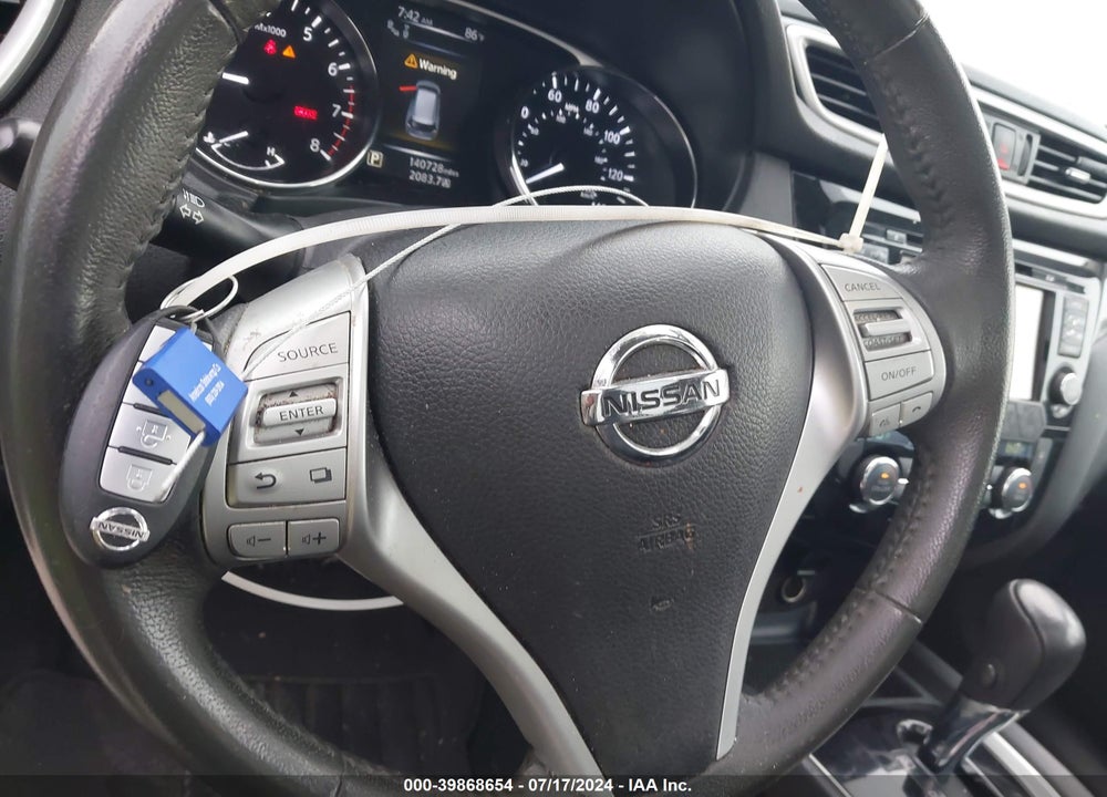 2016 NISSAN ROGUE SL VIN: 5N1AT2MT1GC853295