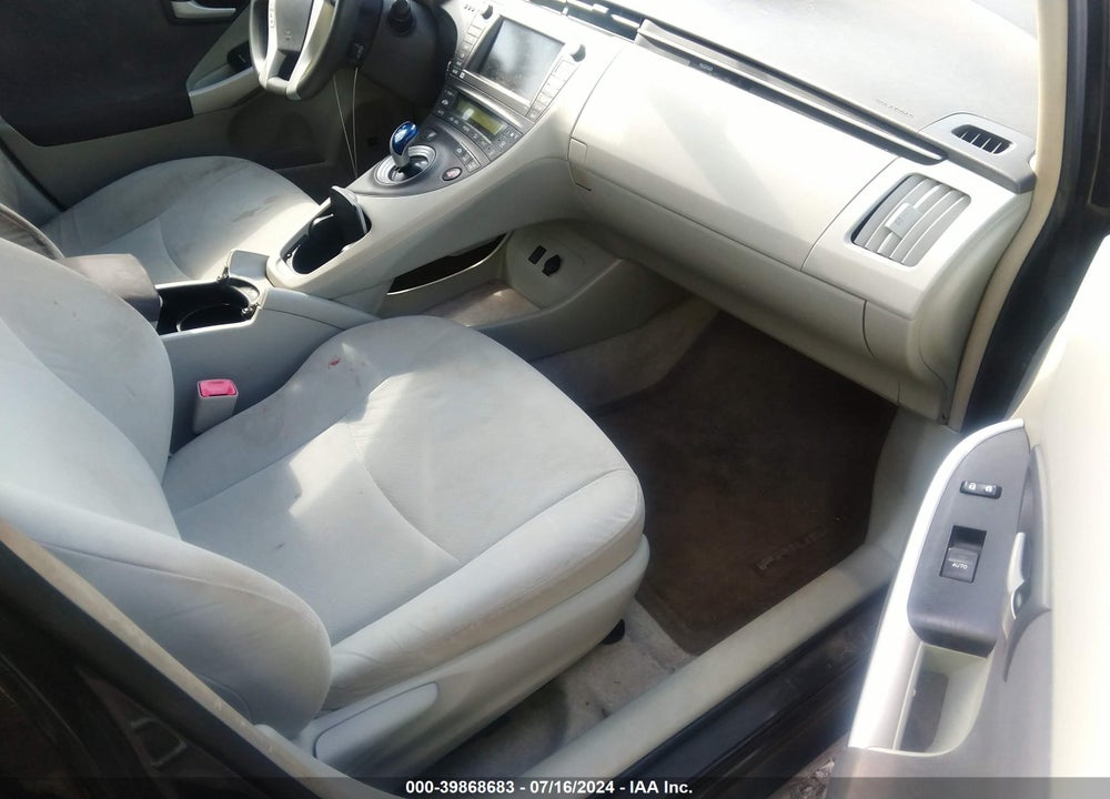 2011 TOYOTA PRIUS THREE VIN: JTDKN3DU0B0254738