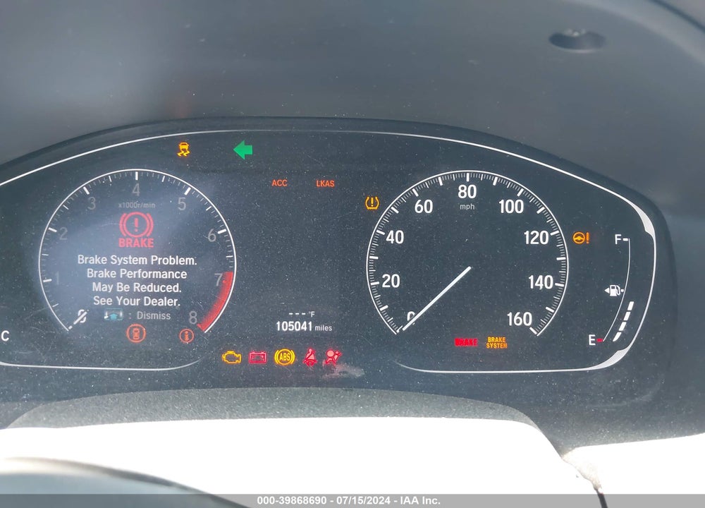 2018 HONDA ACCORD EX-L 2.0T VIN: 1HGCV2F53JA005185