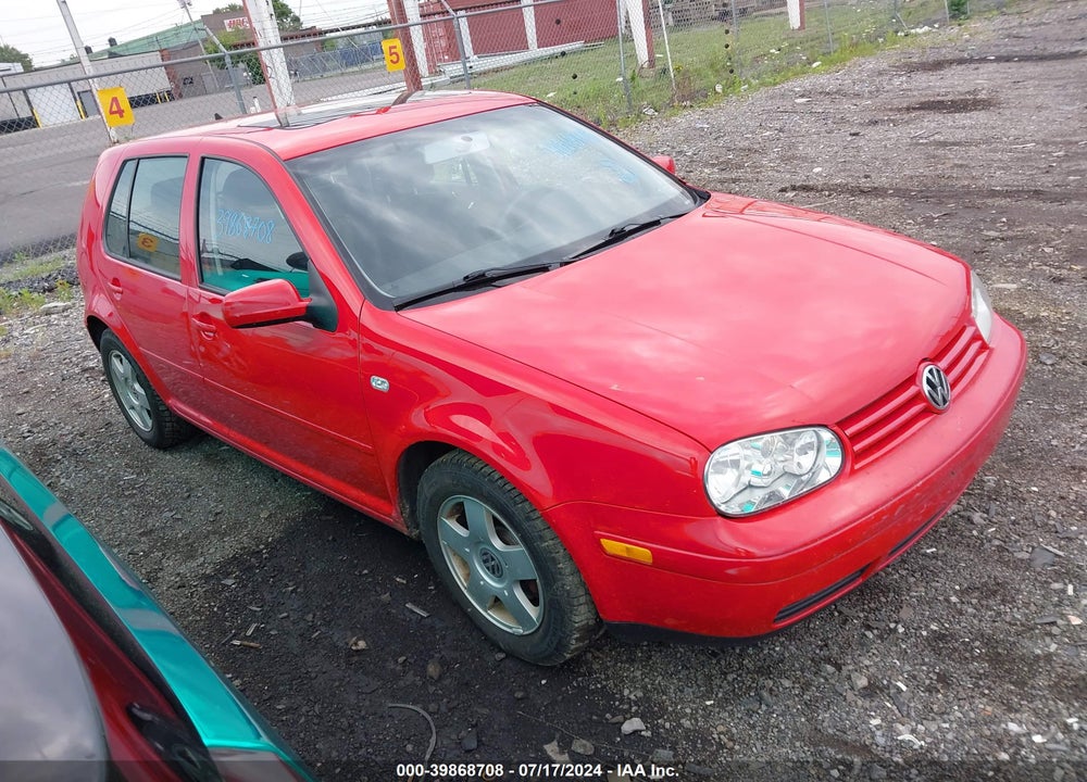 2001 VOLKSWAGEN GOLF GLS VIN: 9BWGT21J414016310