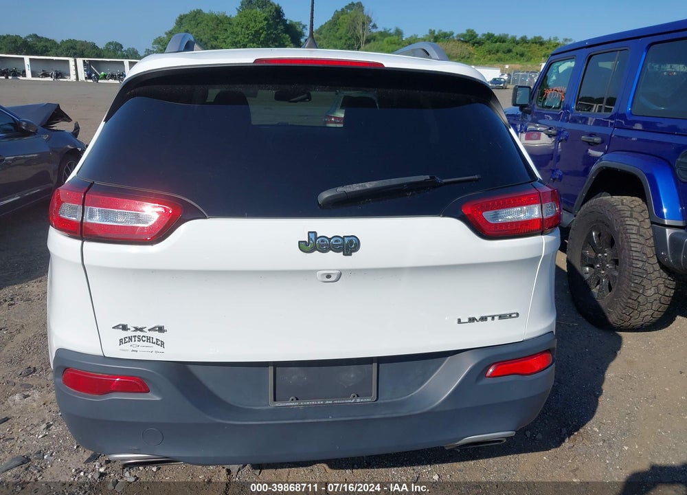 2016 JEEP CHEROKEE LIMITED VIN: 1C4PJMDS5GW124240
