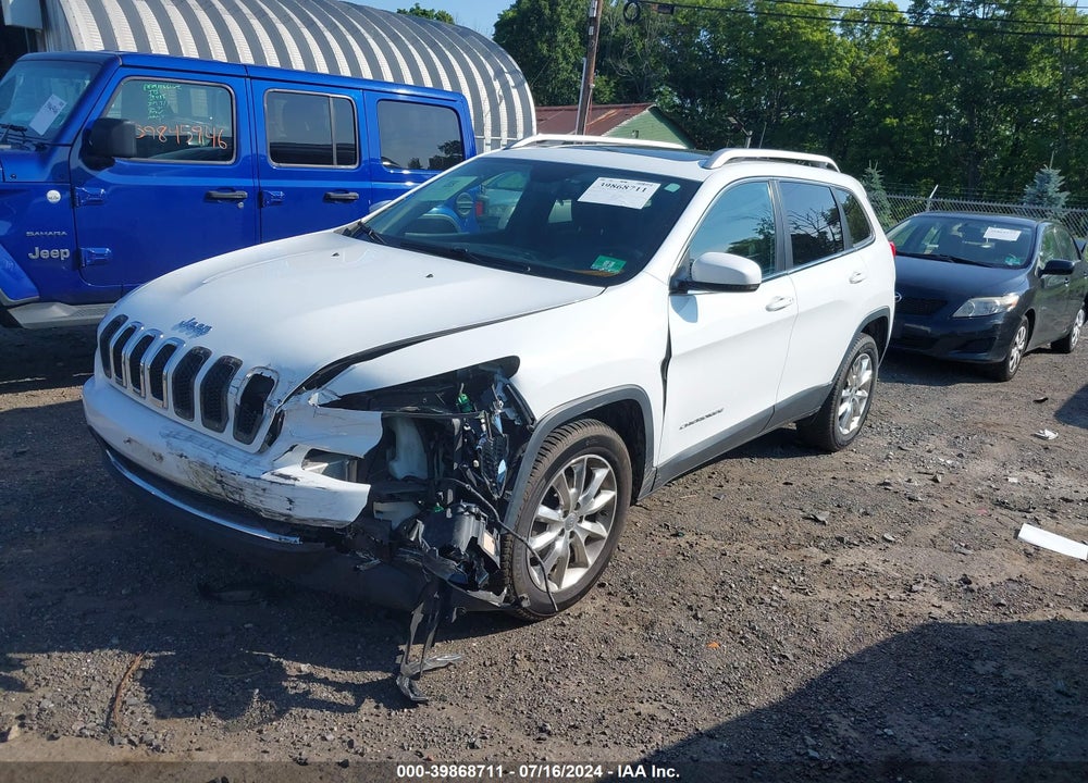 2016 JEEP CHEROKEE LIMITED VIN: 1C4PJMDS5GW124240