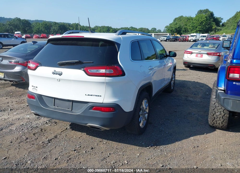 2016 JEEP CHEROKEE LIMITED VIN: 1C4PJMDS5GW124240
