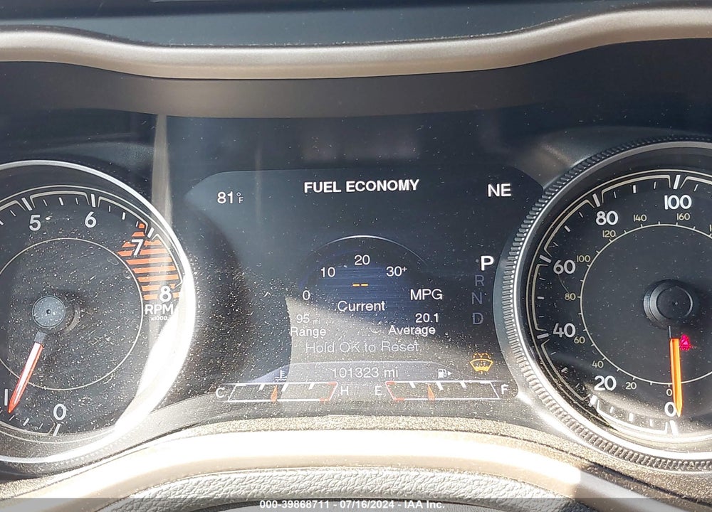 2016 JEEP CHEROKEE LIMITED VIN: 1C4PJMDS5GW124240