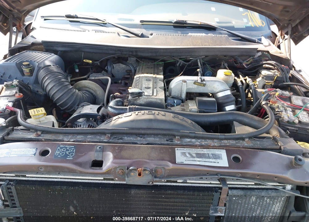 1998 DODGE RAM 2500 ST VIN: 1B7KF2363WJ190138