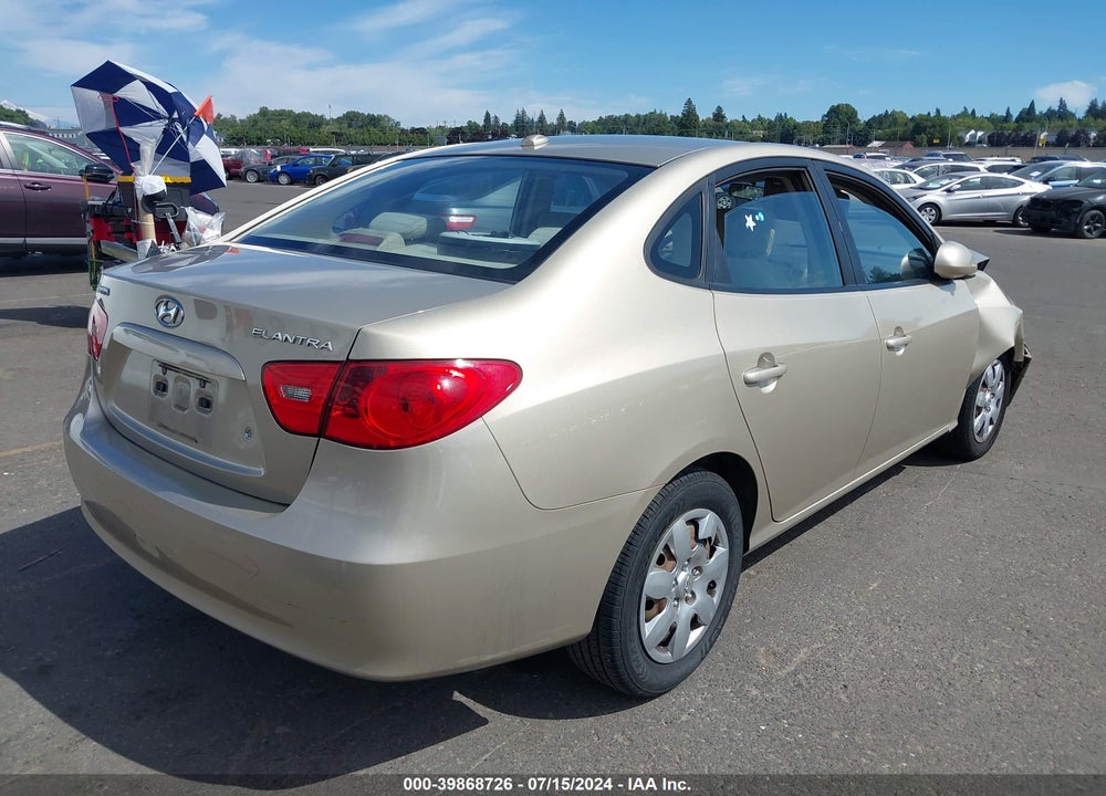 2007 HYUNDAI ELANTRA GLS/LIMITED/SE VIN: KMHDU46D07U144993