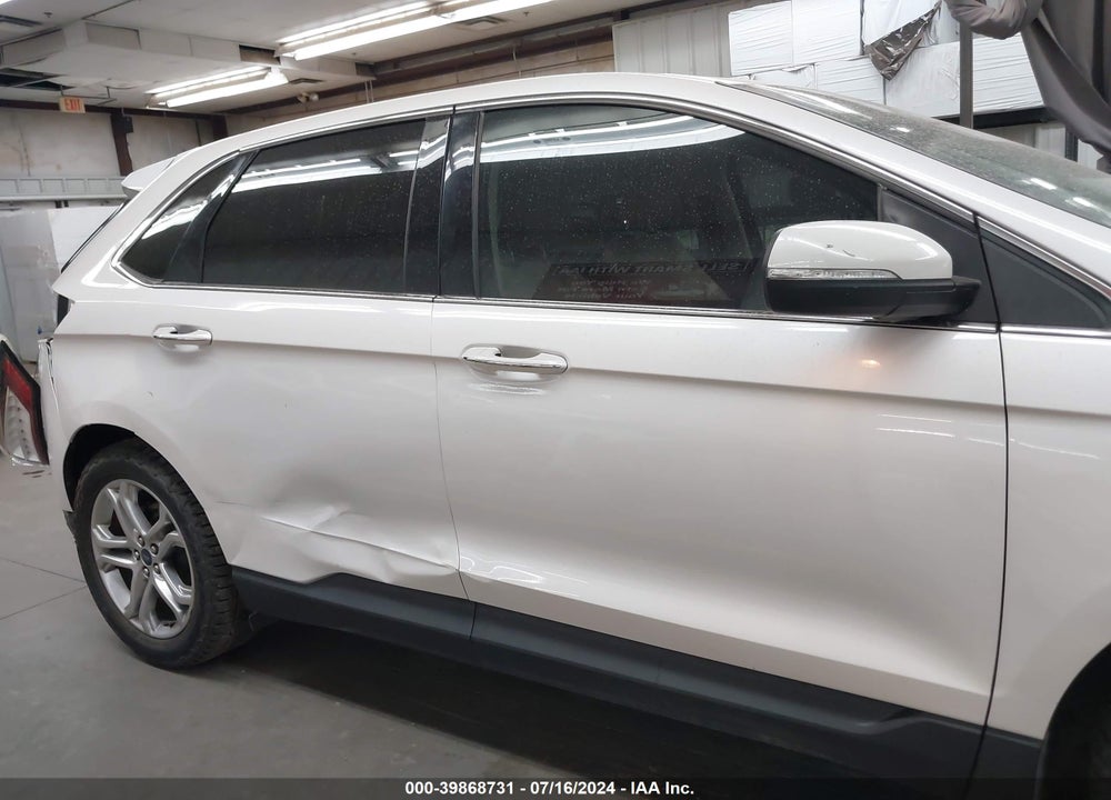2017 FORD EDGE TITANIUM VIN: 2FMPK4K86HBC32837