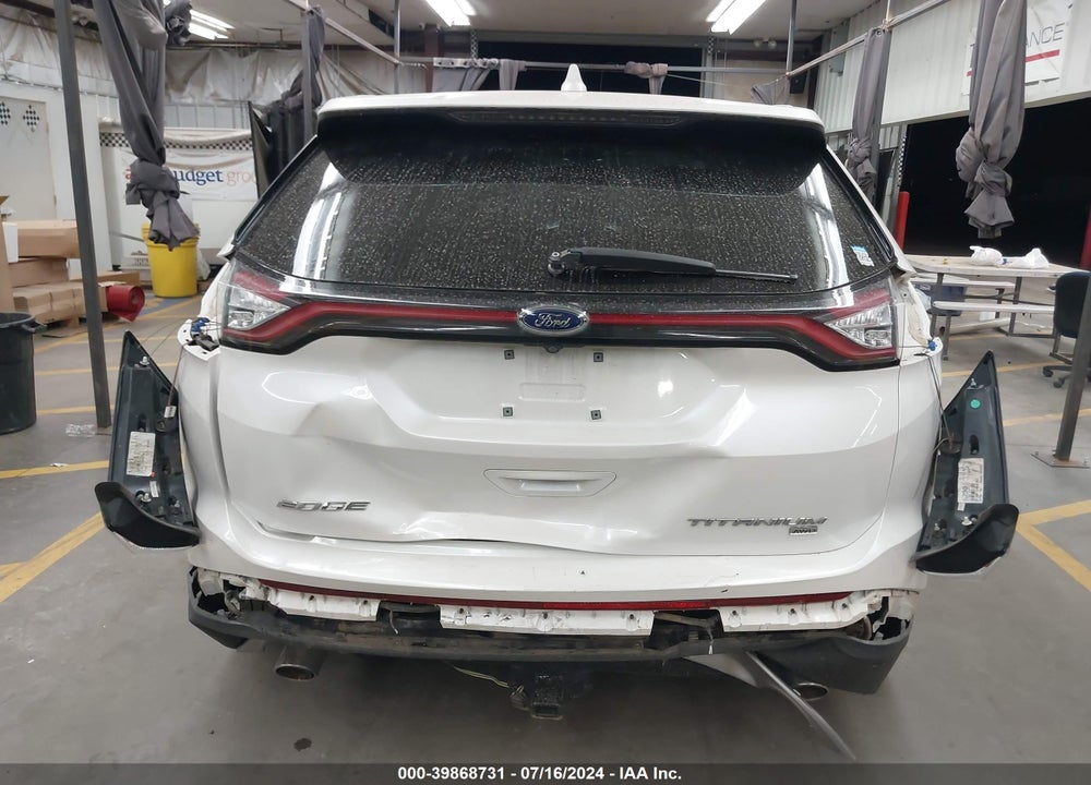 2017 FORD EDGE TITANIUM VIN: 2FMPK4K86HBC32837