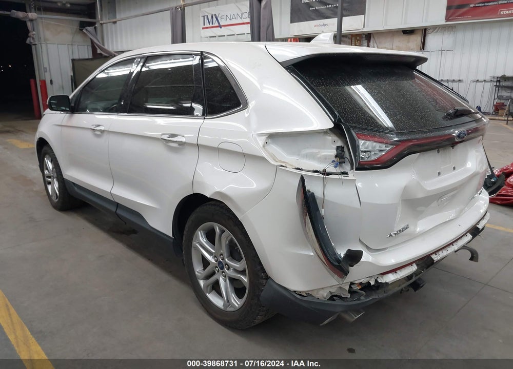 2017 FORD EDGE TITANIUM VIN: 2FMPK4K86HBC32837
