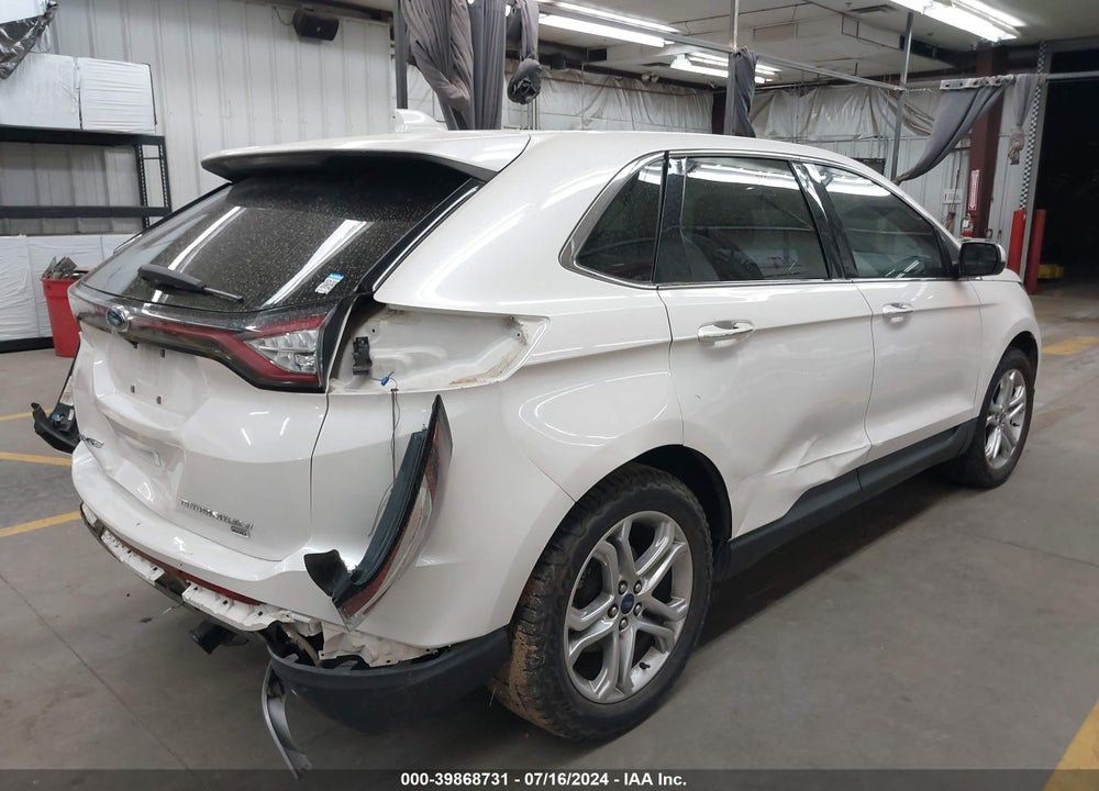 2017 FORD EDGE TITANIUM VIN: 2FMPK4K86HBC32837