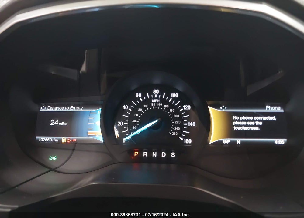 2017 FORD EDGE TITANIUM VIN: 2FMPK4K86HBC32837