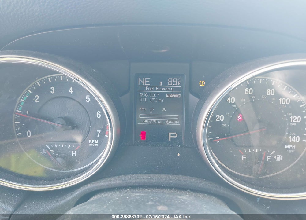 2011 JEEP GRAND CHEROKEE LAREDO VIN: 1J4RR4GG5BC609331