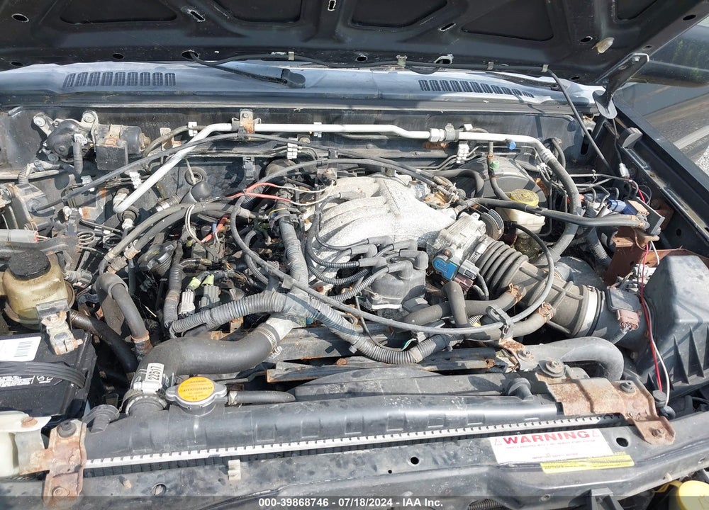 2001 NISSAN XTERRA SE VIN: 5N1ED28Y31C569520