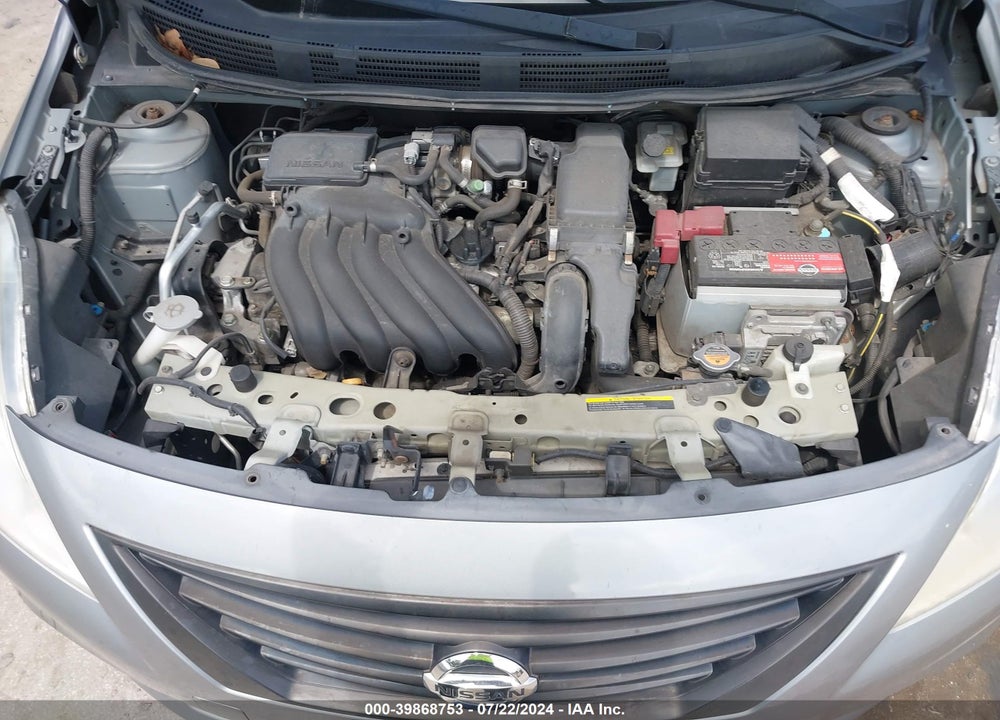 2012 NISSAN VERSA 1.6 S+ VIN: 3N1CN7APXCL877351