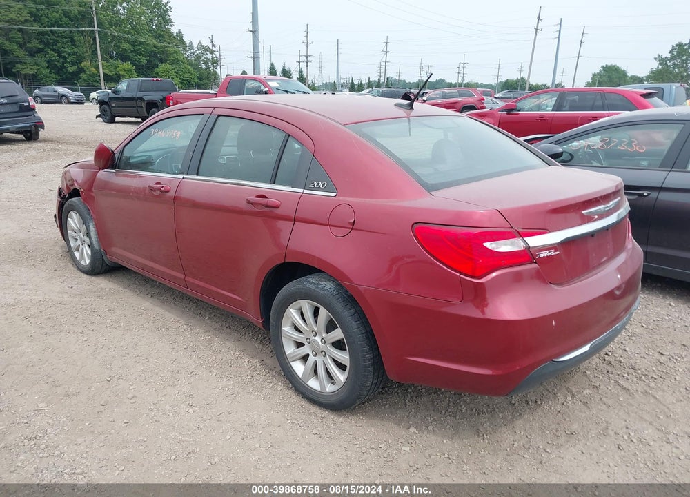 2013 CHRYSLER 200 TOURING VIN: 1C3CCBBB9DN763551