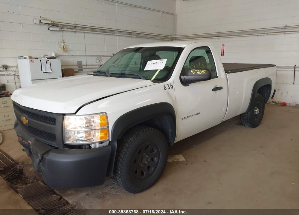2013 CHEVROLET SILVERADO 1500 WORK TRUCK VIN: 1GCNCPEXXDZ305700