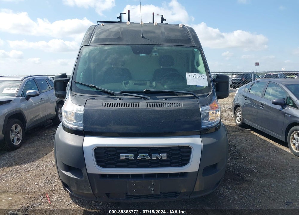 2021 RAM PROMASTER 2500 HIGH ROOF 159 WB VIN: 3C6LRVDG5ME542089