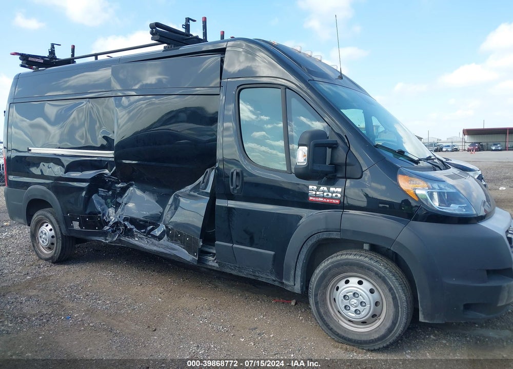 2021 RAM PROMASTER 2500 HIGH ROOF 159 WB VIN: 3C6LRVDG5ME542089