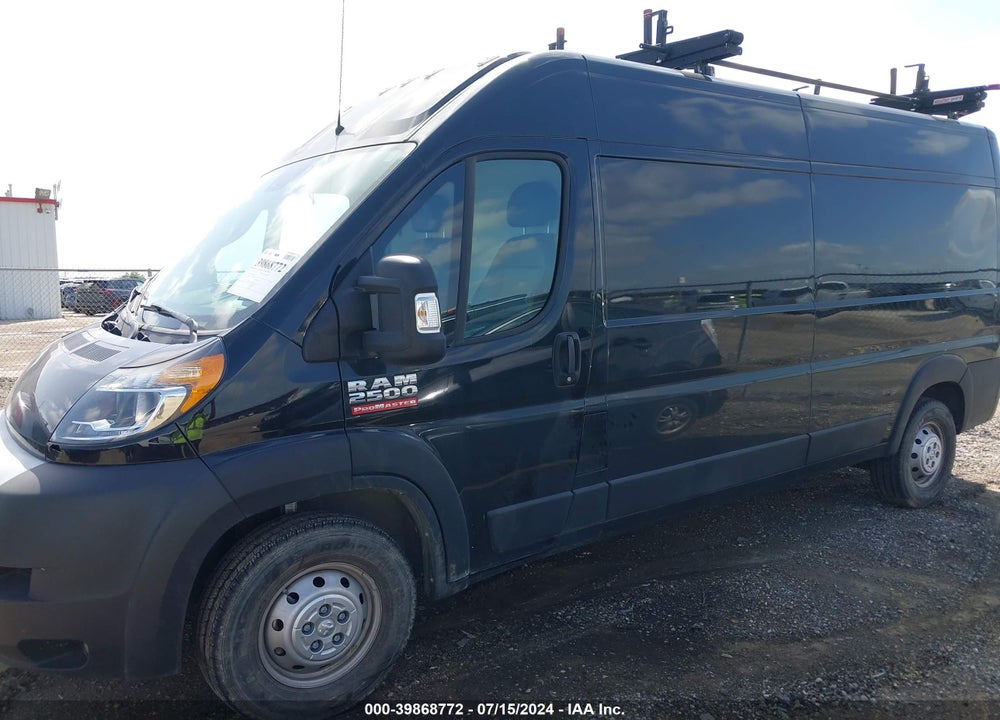 2021 RAM PROMASTER 2500 HIGH ROOF 159 WB VIN: 3C6LRVDG5ME542089
