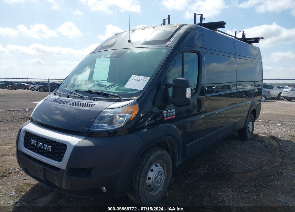 2021 RAM PROMASTER 2500 HIGH ROOF 159 WB VIN: 3C6LRVDG5ME542089