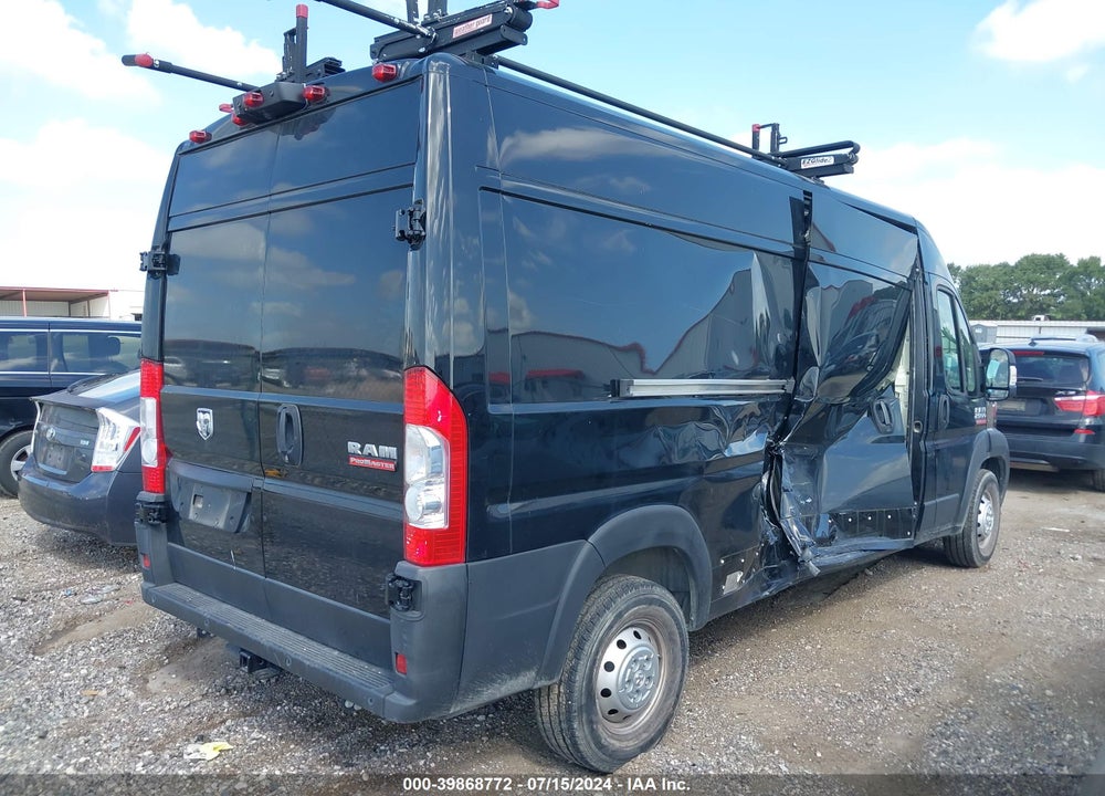 2021 RAM PROMASTER 2500 HIGH ROOF 159 WB VIN: 3C6LRVDG5ME542089