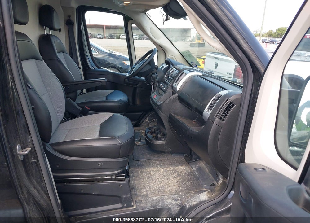 2021 RAM PROMASTER 2500 HIGH ROOF 159 WB VIN: 3C6LRVDG5ME542089