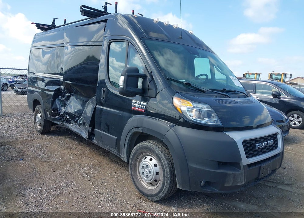 2021 RAM PROMASTER 2500 HIGH ROOF 159 WB VIN: 3C6LRVDG5ME542089