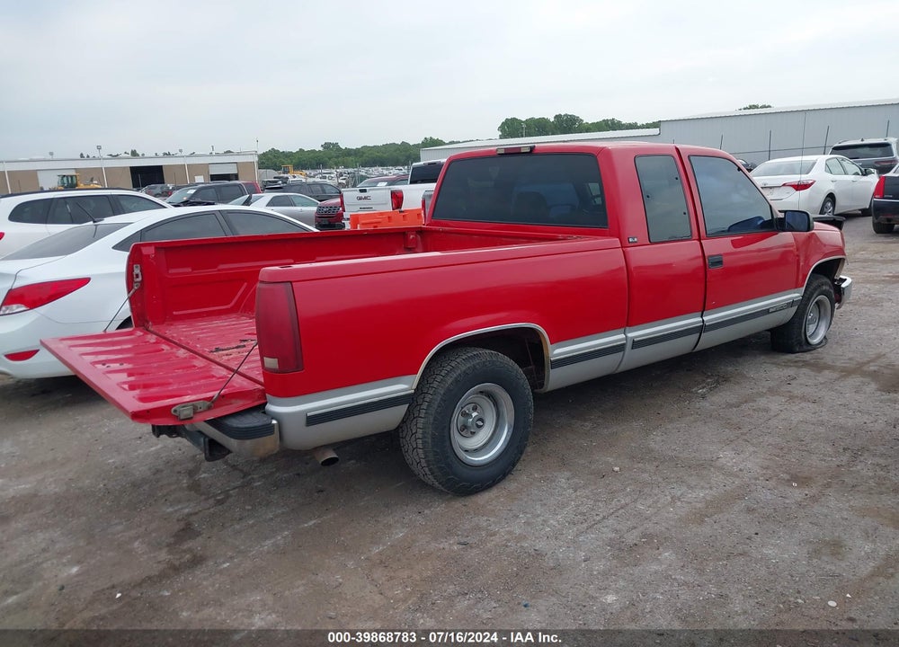 1995 GMC SIERRA C1500 VIN: 1GTEC19K3SE527141
