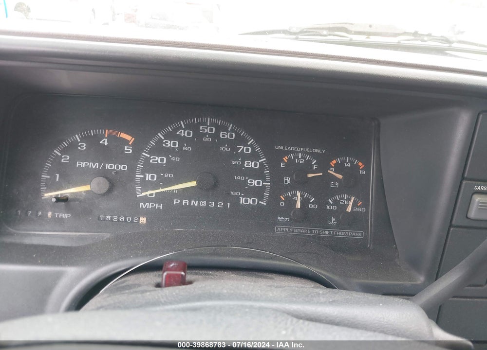 1995 GMC SIERRA C1500 VIN: 1GTEC19K3SE527141