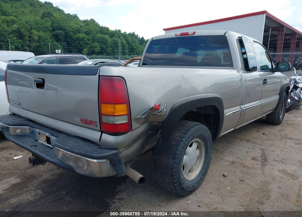 2000 GMC SIERRA 1500 SLE VIN: 2GTEK19V4Y1254900