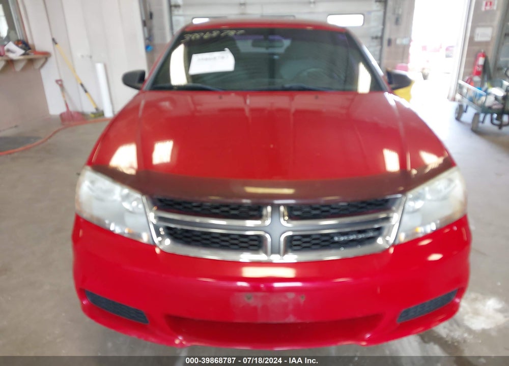 2011 DODGE AVENGER MAINSTREET VIN: 1B3BD1FB6BN526524