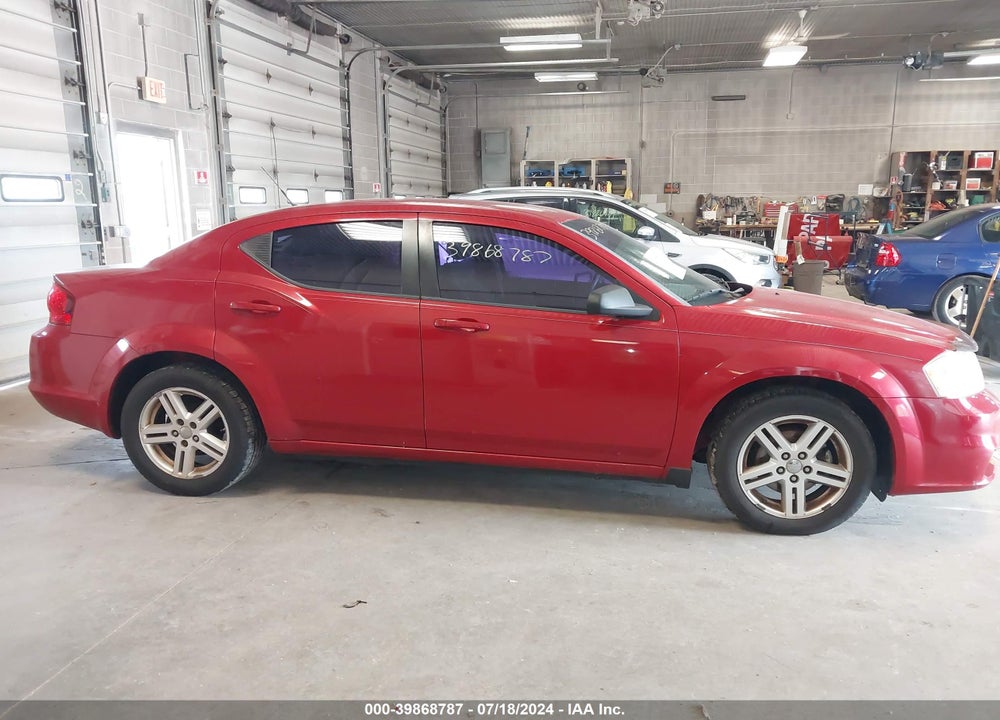2011 DODGE AVENGER MAINSTREET VIN: 1B3BD1FB6BN526524