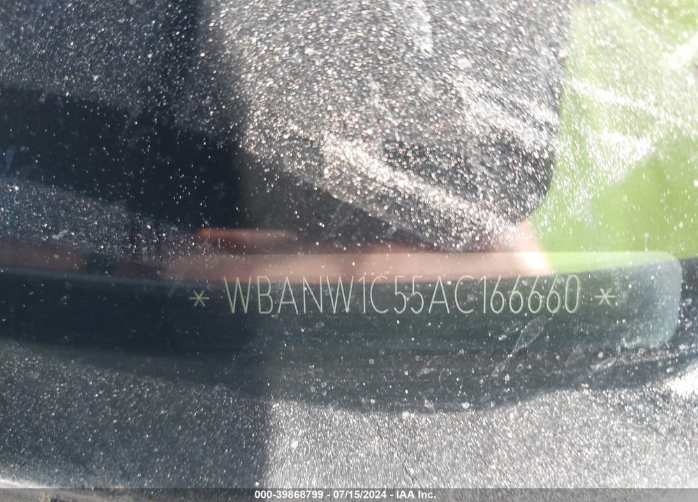 2010 BMW 535I VIN: WBANW1C55AC166660