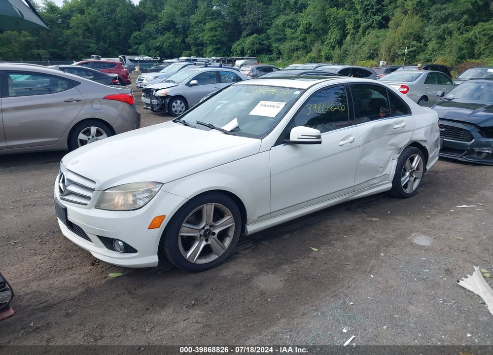 2010 MERCEDES-BENZ C CLASS VIN: WDDGF8BB3AF506131