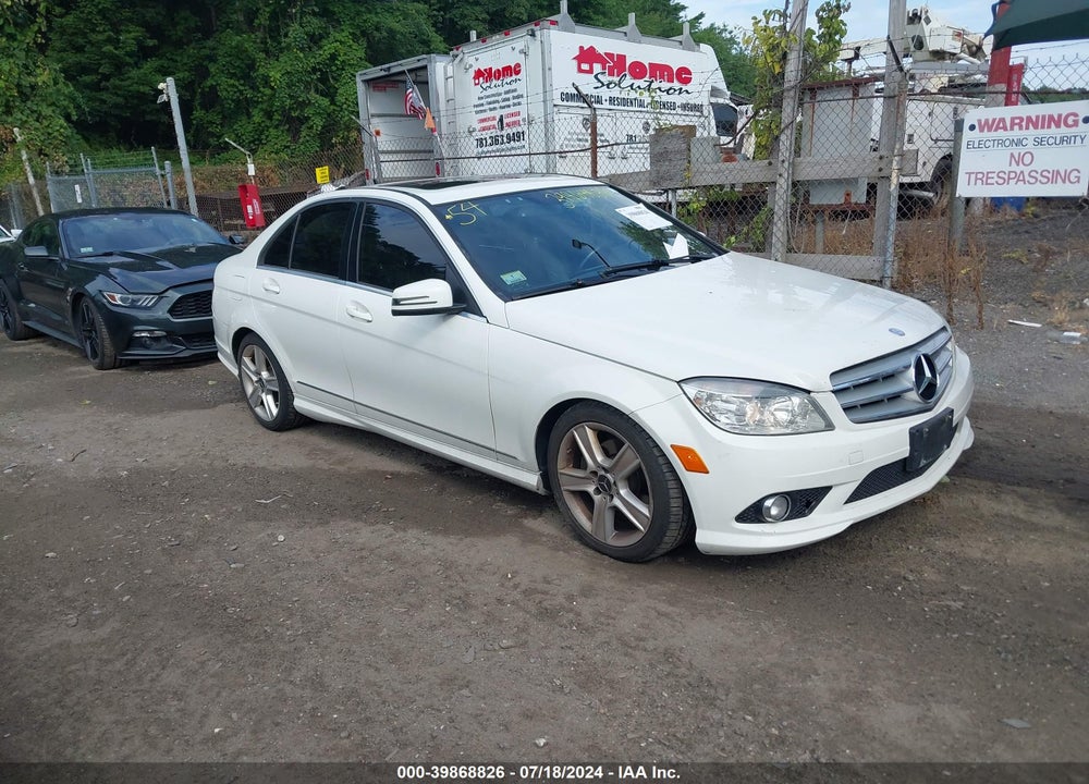 2010 MERCEDES-BENZ C CLASS VIN: WDDGF8BB3AF506131